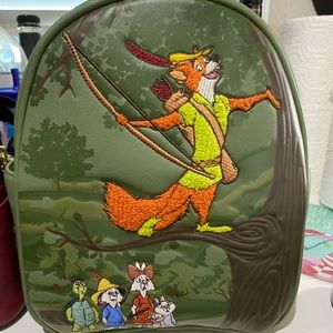 Disney Loungefly Robin Hood Mini Backpack